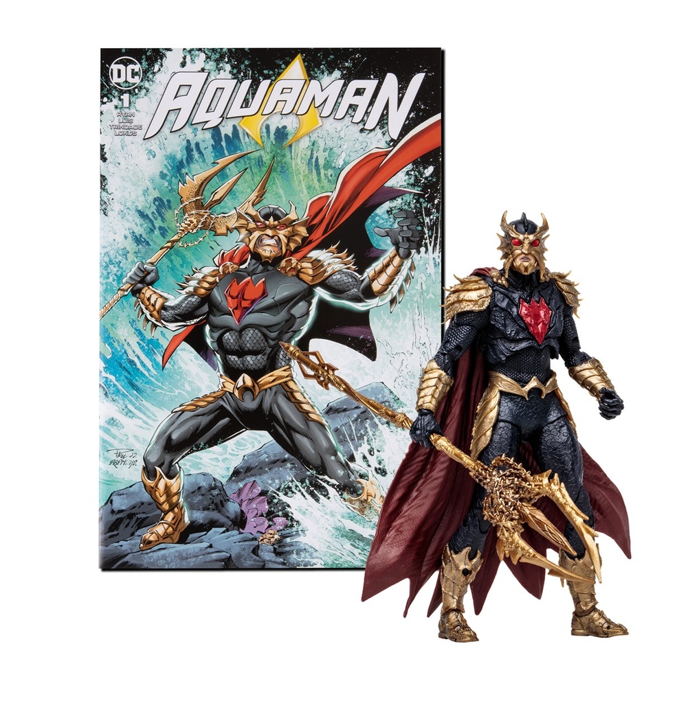 DC Direct 7 Inch Figure With Comic - Aquaman Wave 3 - Ocean Master