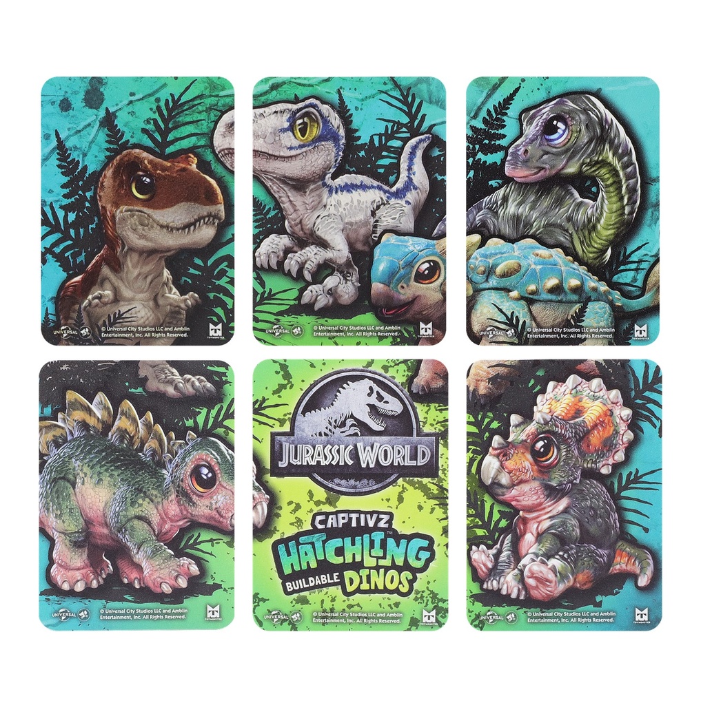 Jurassic World Captivz Hatchlings Slime Egg (floqué)