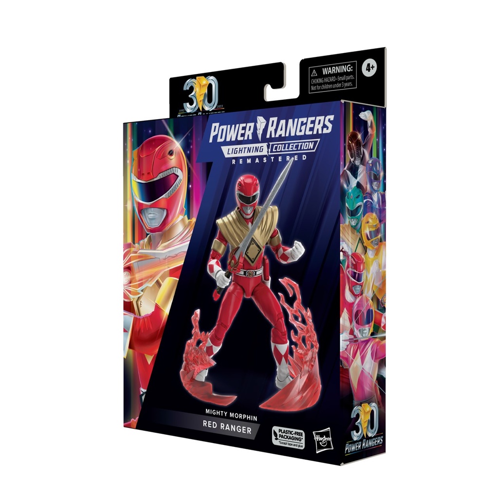 Power Rangers Lightning Collection Remastered Mighty Morphin Ranger Rouge