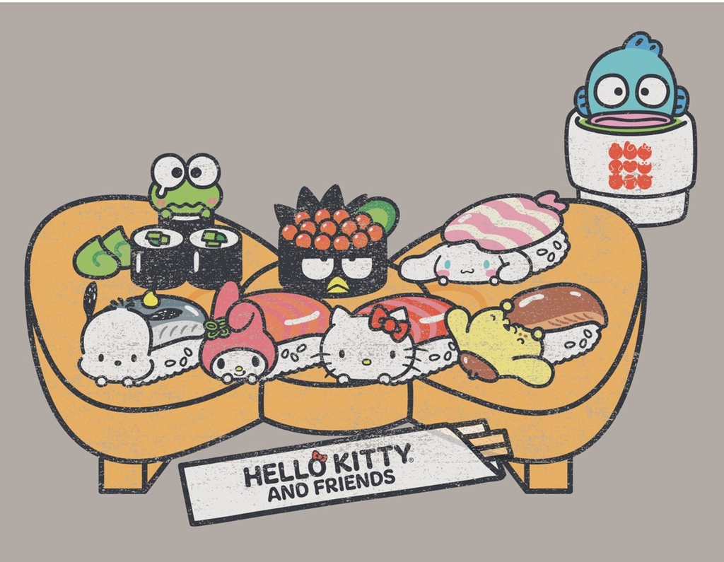 Hello Kitty and Friends Sushi Hoodie