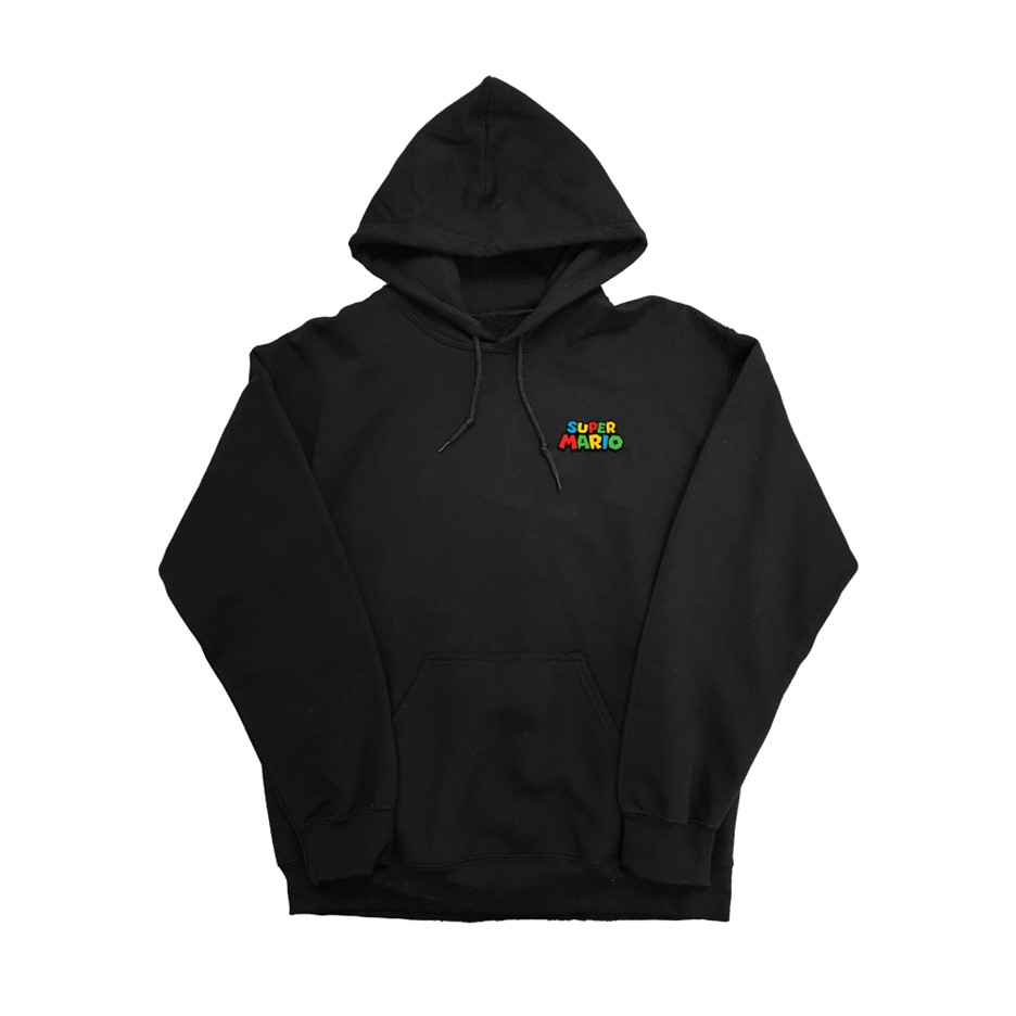 Super Mario 9 Panel Black Hoodie