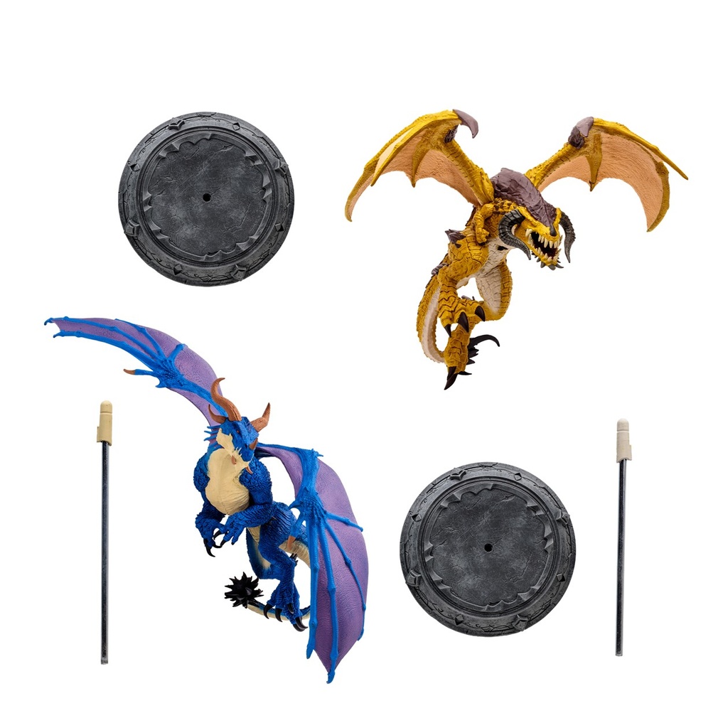 World of Warcraft Bronze Proto-Drake & Blue Highland Drake 2 Pack