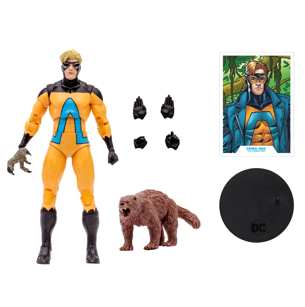 DC Multiverse Animal Man (The Human Zoo) Gold Label 7-Inch Action Figure