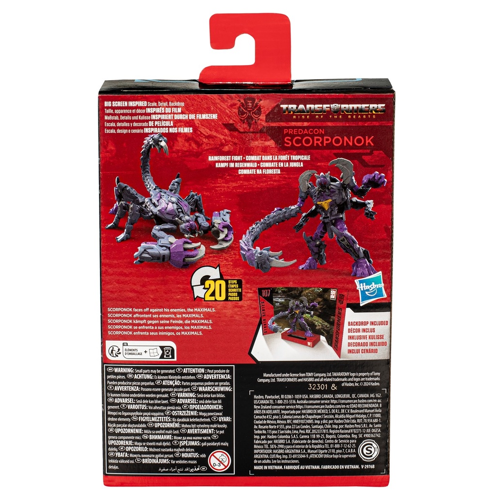 Transformers Studio Series: Rise of the Beasts 107 Predacon Scorponok