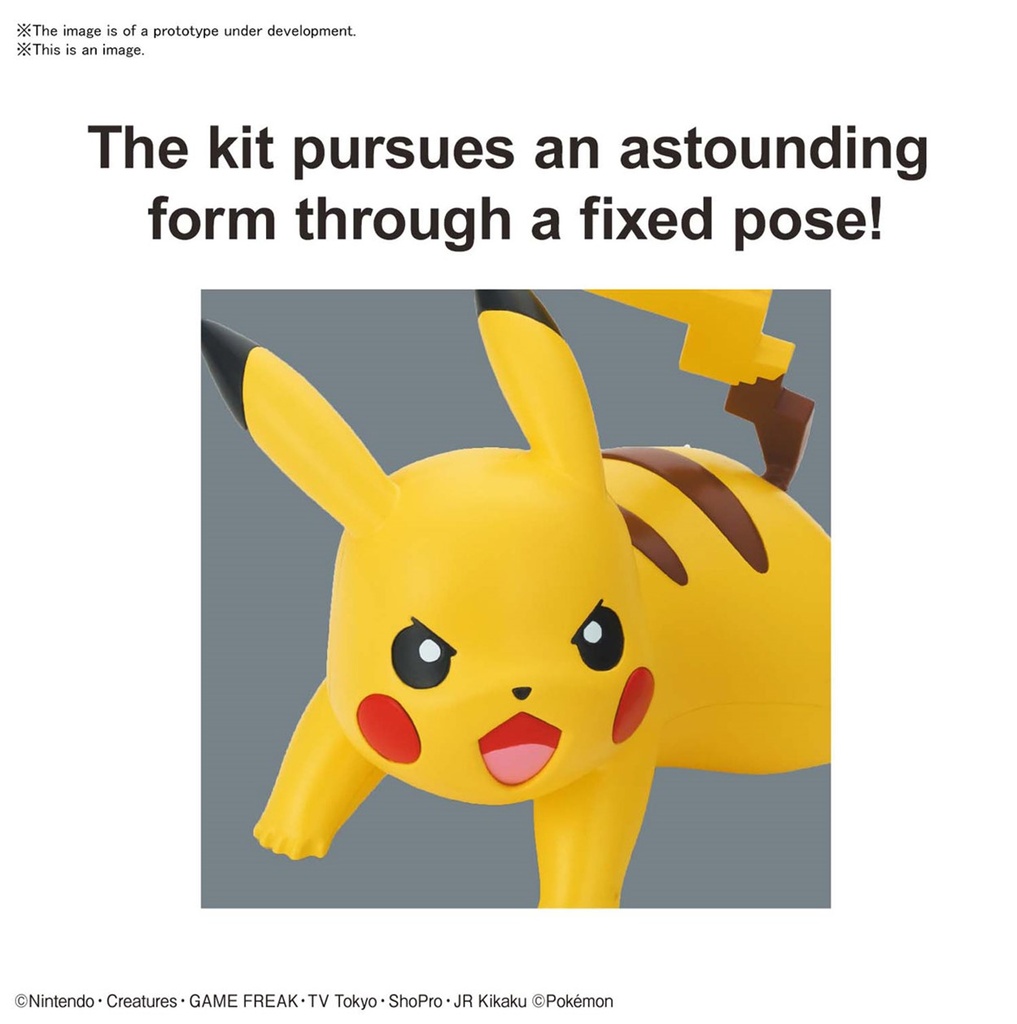 Pokémon Plamo Pikachu Battle Pose