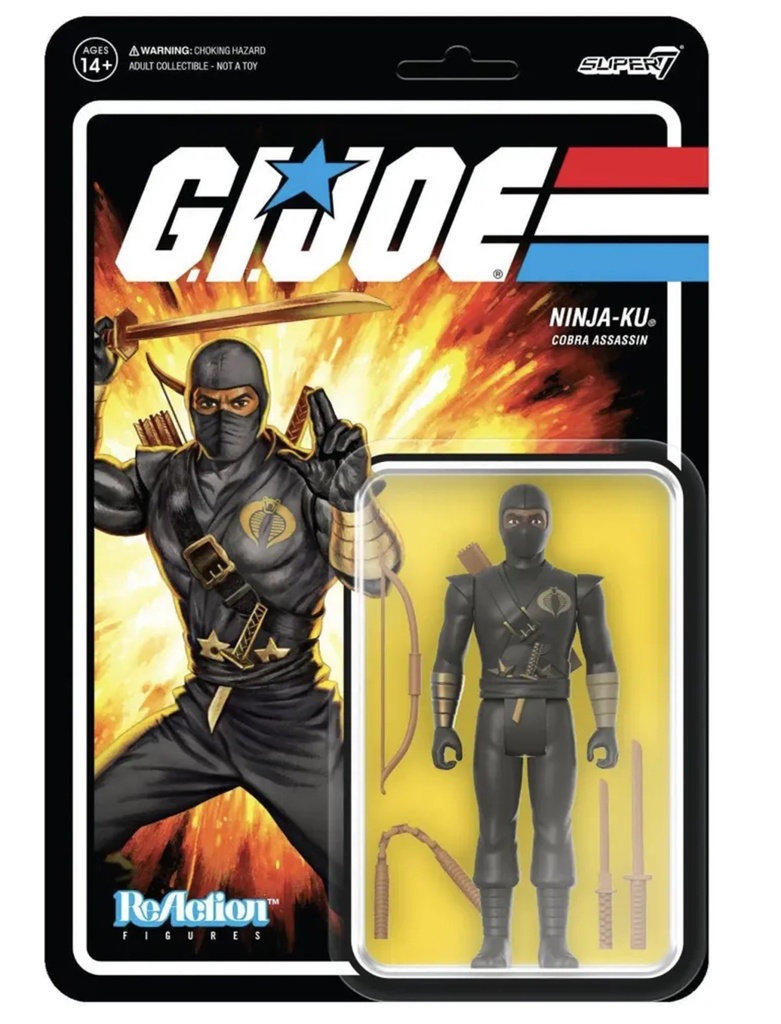 Super7 G.I.Joe ReAction Ninja Ku Figure
