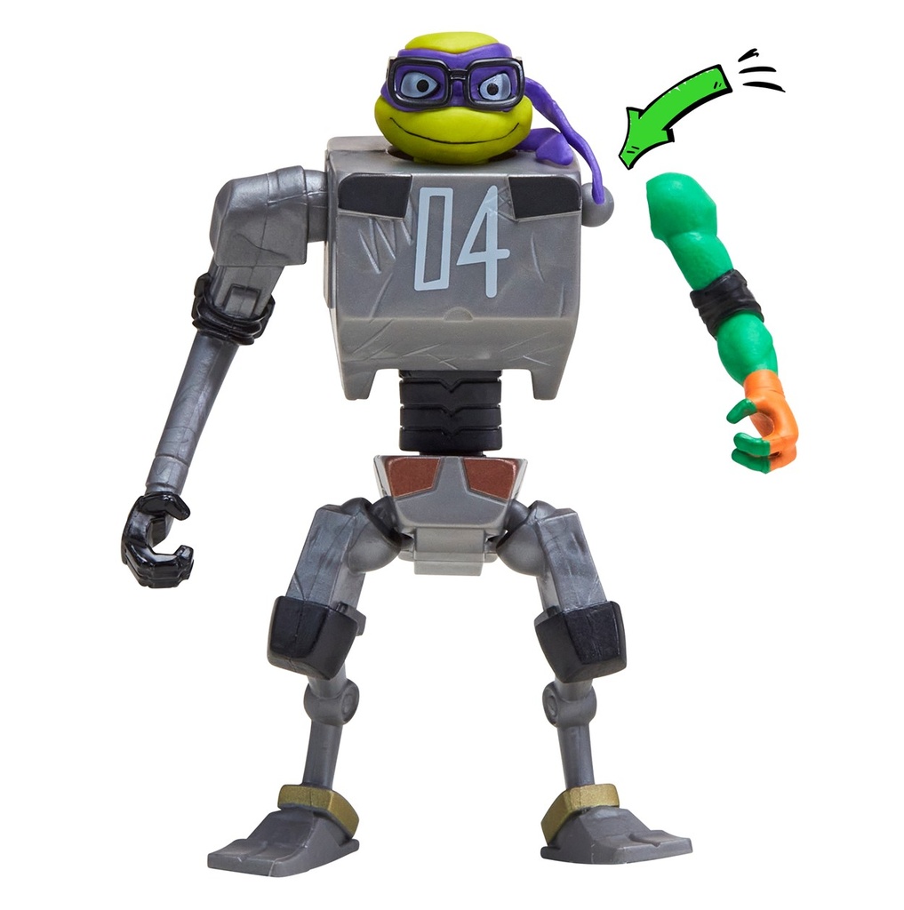 Tales Of Teenage Mutant Ninja Turtles: Mutations Mix and Match - Mechazoid Basic Action Figure
