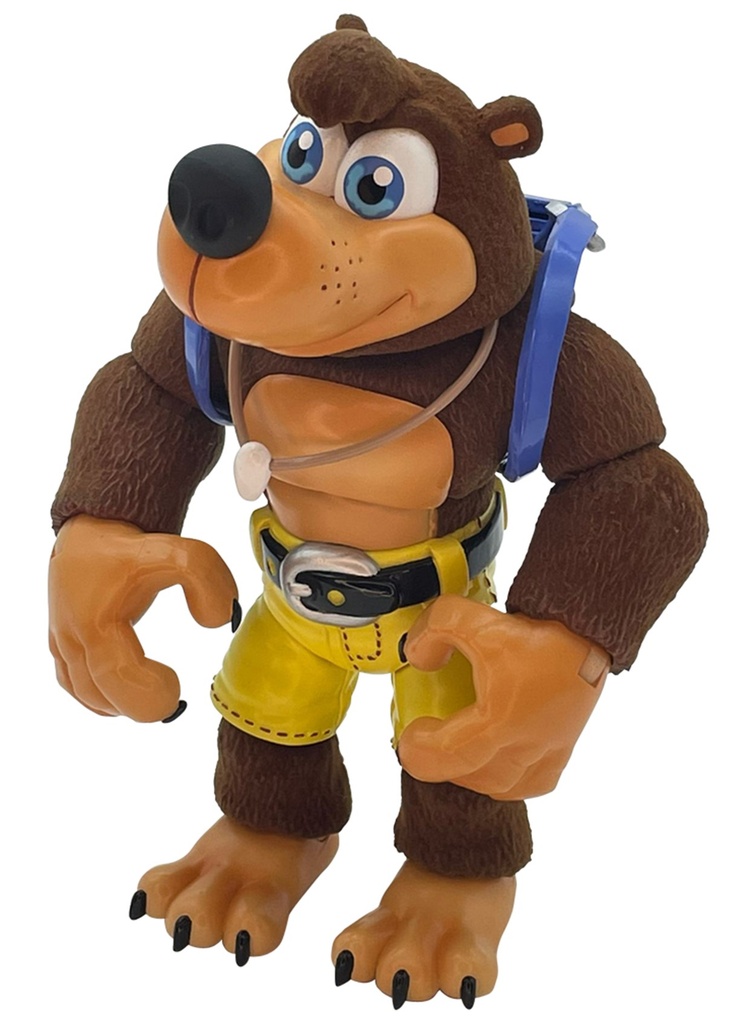 Banjo Kazooie 7-1/2in Af Le Flocked Banjo Variant 2 Pack