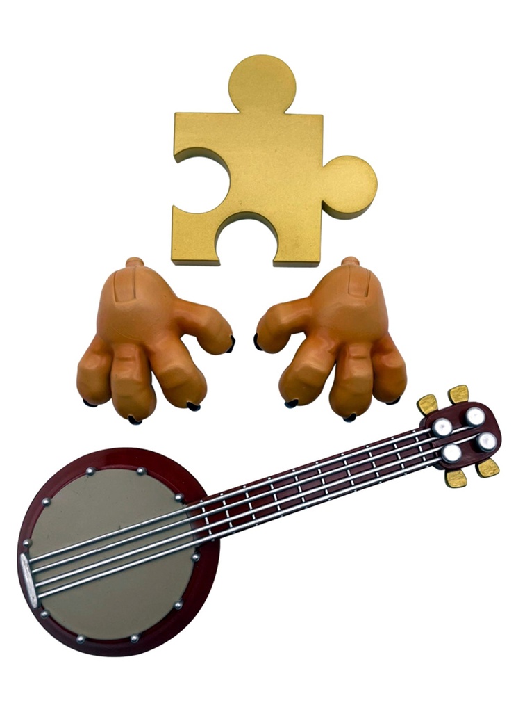 Banjo Kazooie 7-1/2in Af Le Flocked Banjo Variant 2 Pack