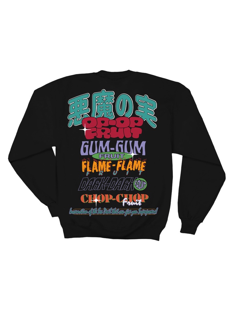 One Piece: Devil Fruits Crewneck