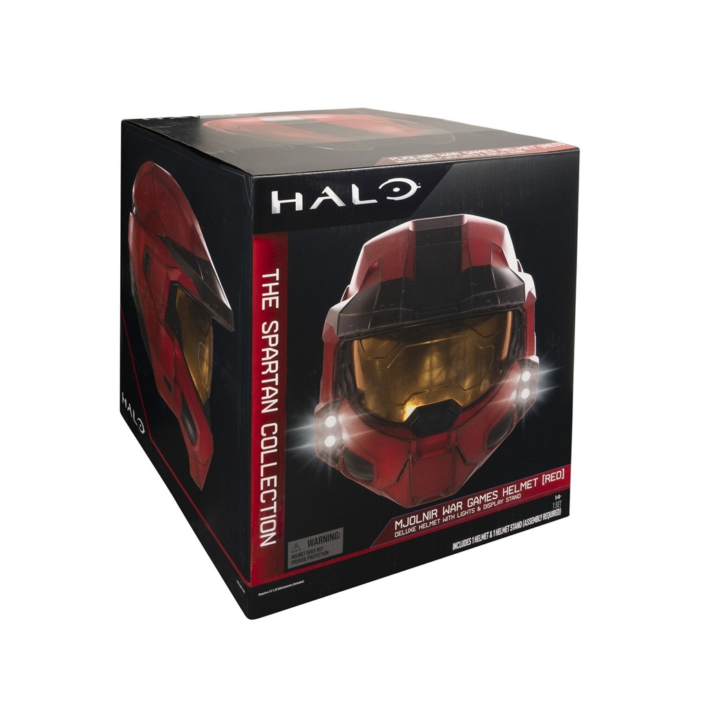 Halo MJOLNIR War Games Deluxe Helmet - Rouge