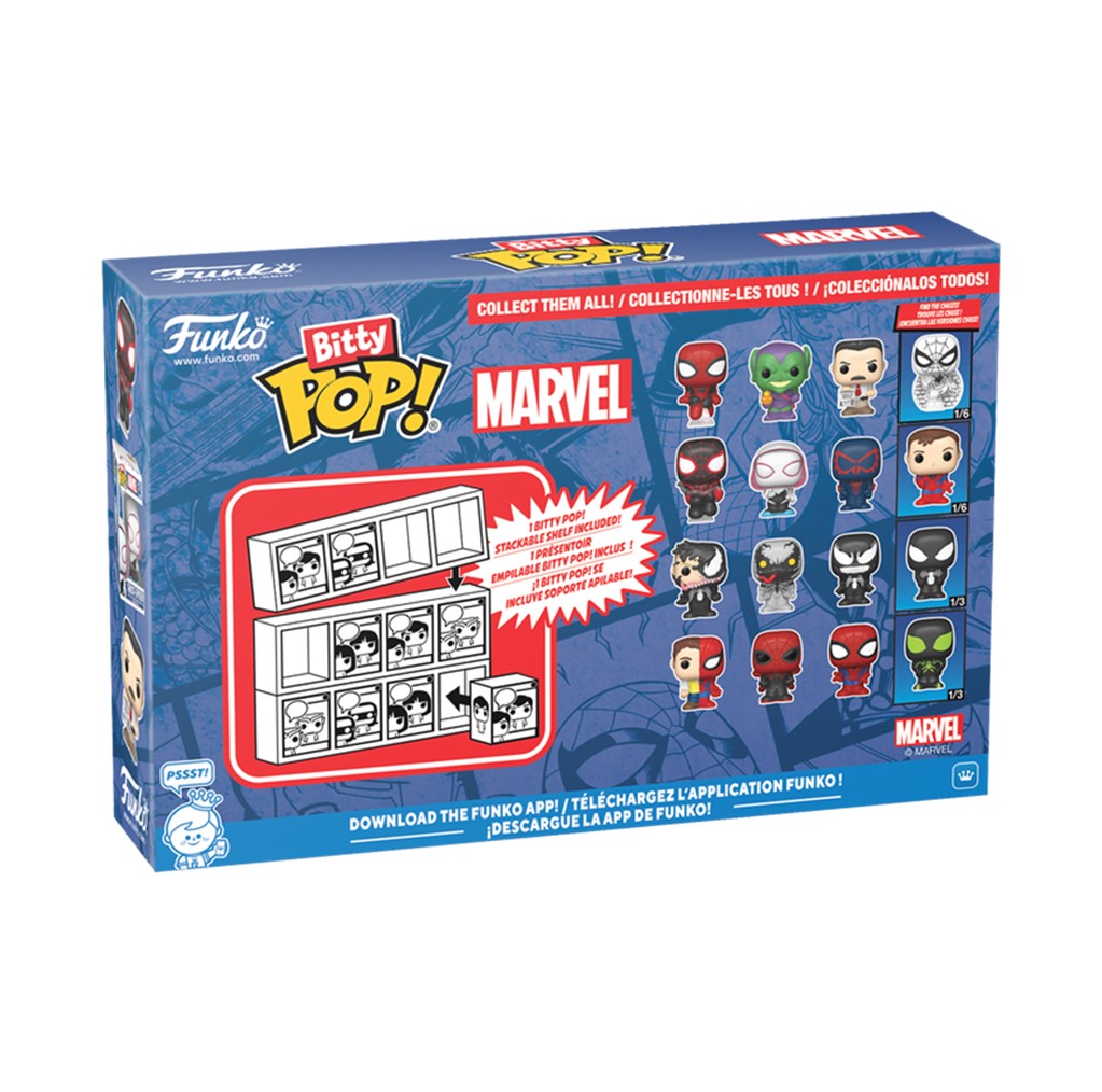 Bitty POP! Marvel Spider-Man 4-Pack Series