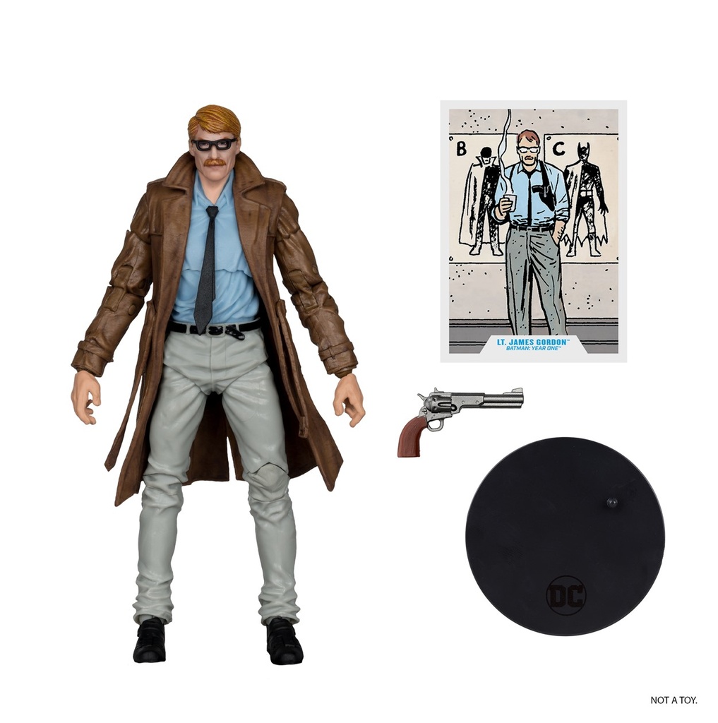 DC Multiverse Lt. James Gordon (Batman: Year One Part 4) Gold Label 7-Inch Action Figure