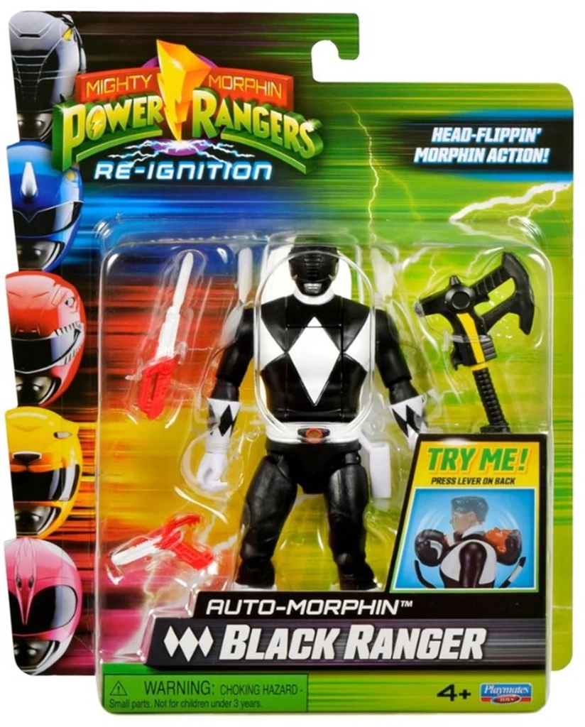 Power Rangers Re-Ignition Auto Morphin - Black Ranger