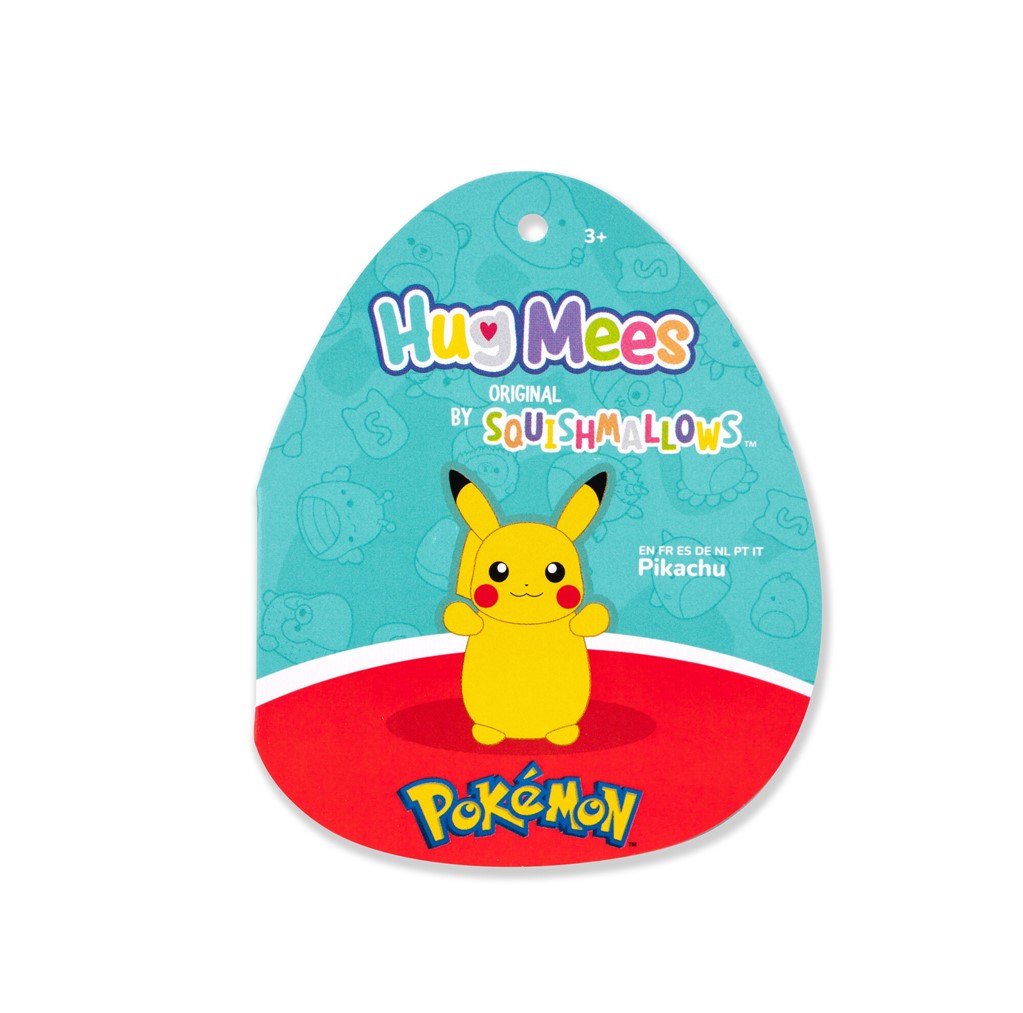 PokemonxSquishmallows: Pikachu HugMees Plush