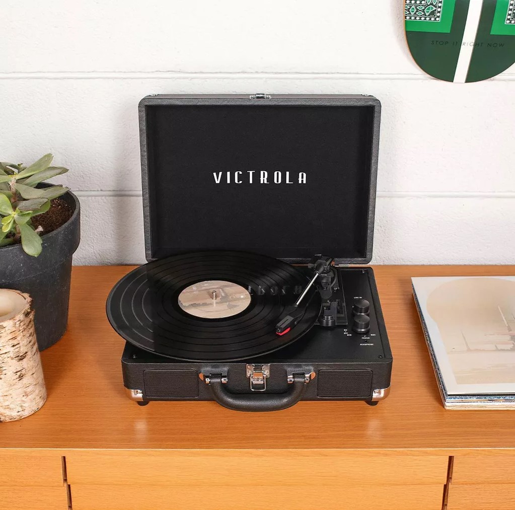 Victrola Journey 3-Speed Bluetooth Suitcase Record Player