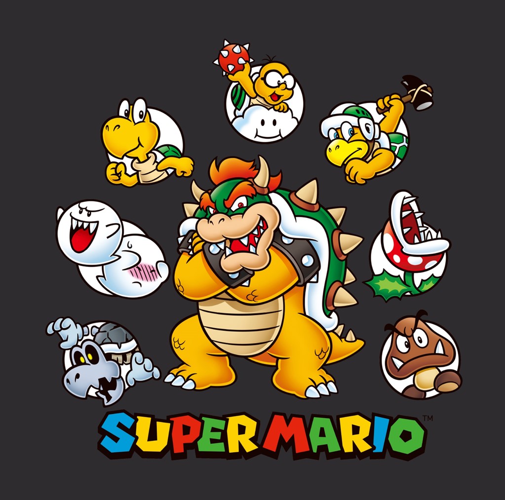 Super Mario Bros Bowser with Minions