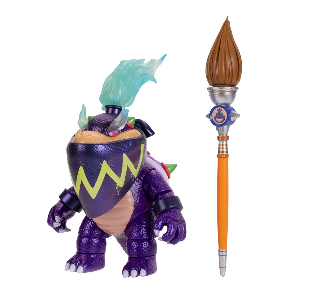 The Super Mario Galaxy Movie - 5” Figure Series – Wonder Bowser Jr. Figure with Paint Brush