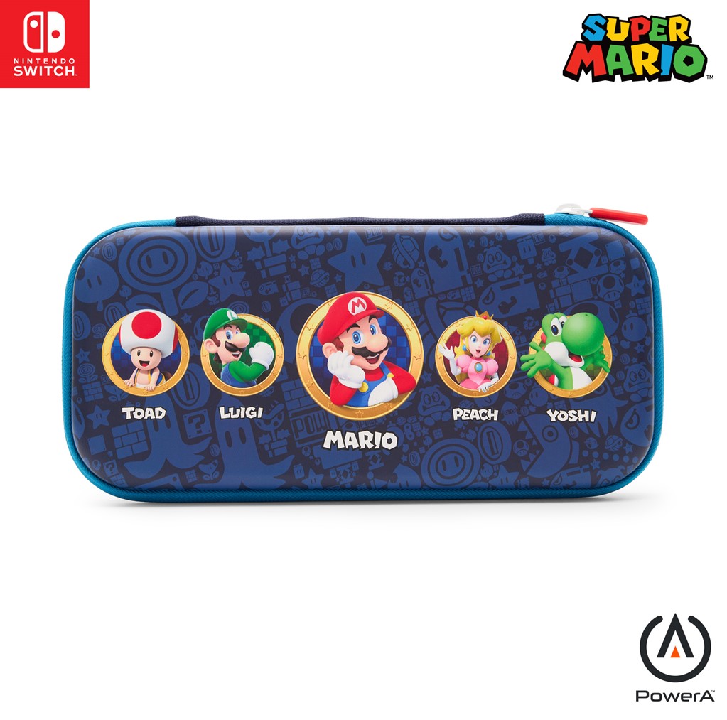 Étui mince PowerA pour Nintendo Switch - Héros du royaume Champignon