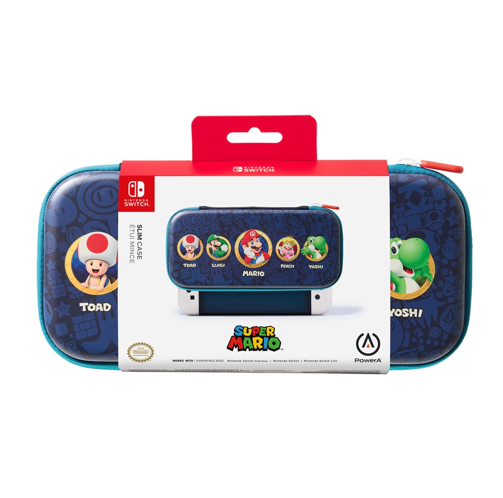 Étui mince PowerA pour Nintendo Switch - Héros du royaume Champignon