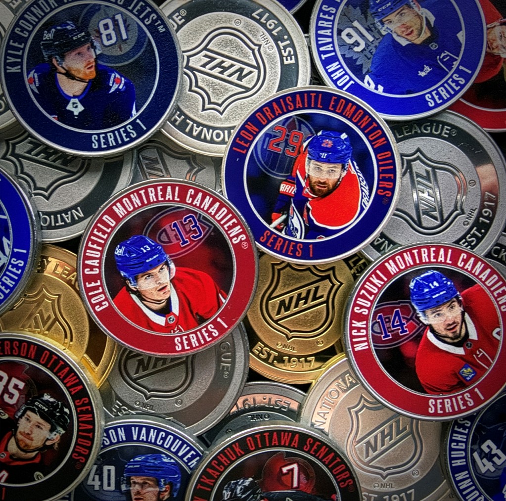 The Highland Mint NHL Trading Coin Blind Pack