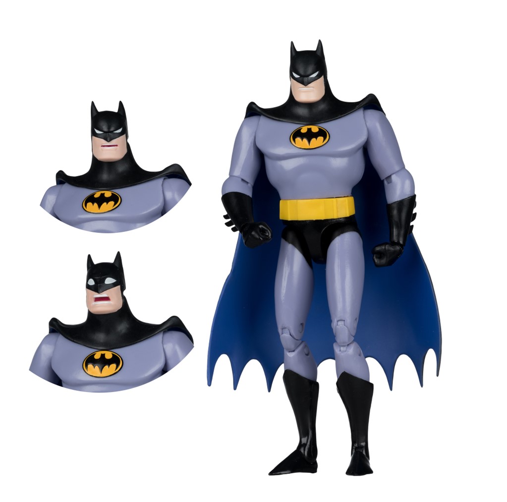 Batman: The Animated Series Batman (with Alternate Expressions) 6-Inch Build-A Figure