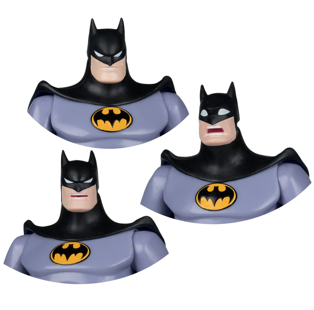 Batman: The Animated Series Batman (with Alternate Expressions) 6-Inch Build-A Figure