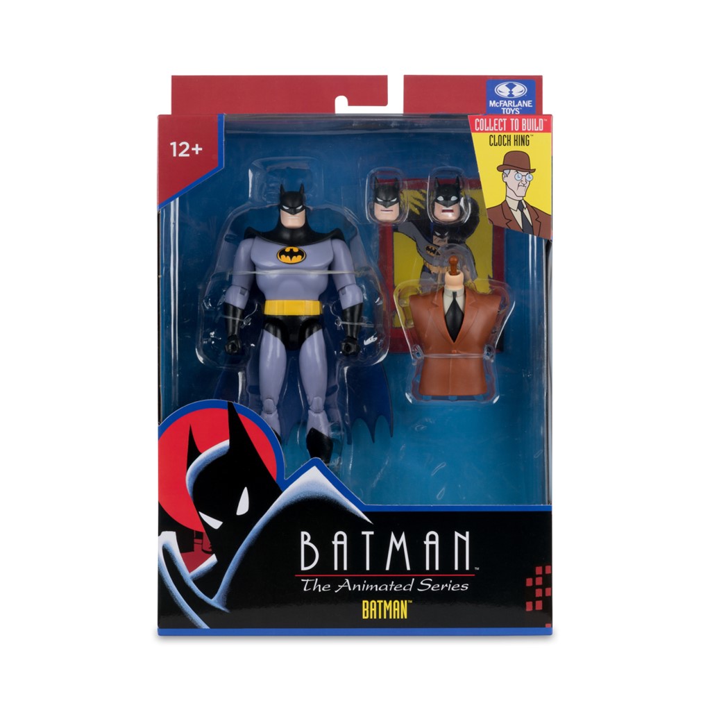 Batman: The Animated Series Batman (with Alternate Expressions) 6-Inch Build-A Figure