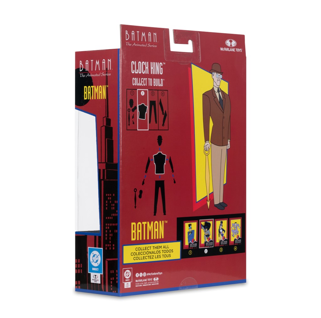 Batman: The Animated Series Batman (with Alternate Expressions) 6-Inch Build-A Figure