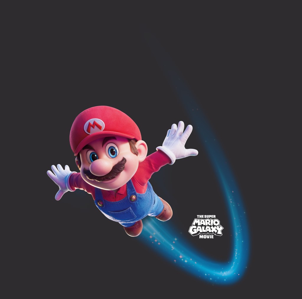 Super Mario Bros 2 Flying Black T-Shirt