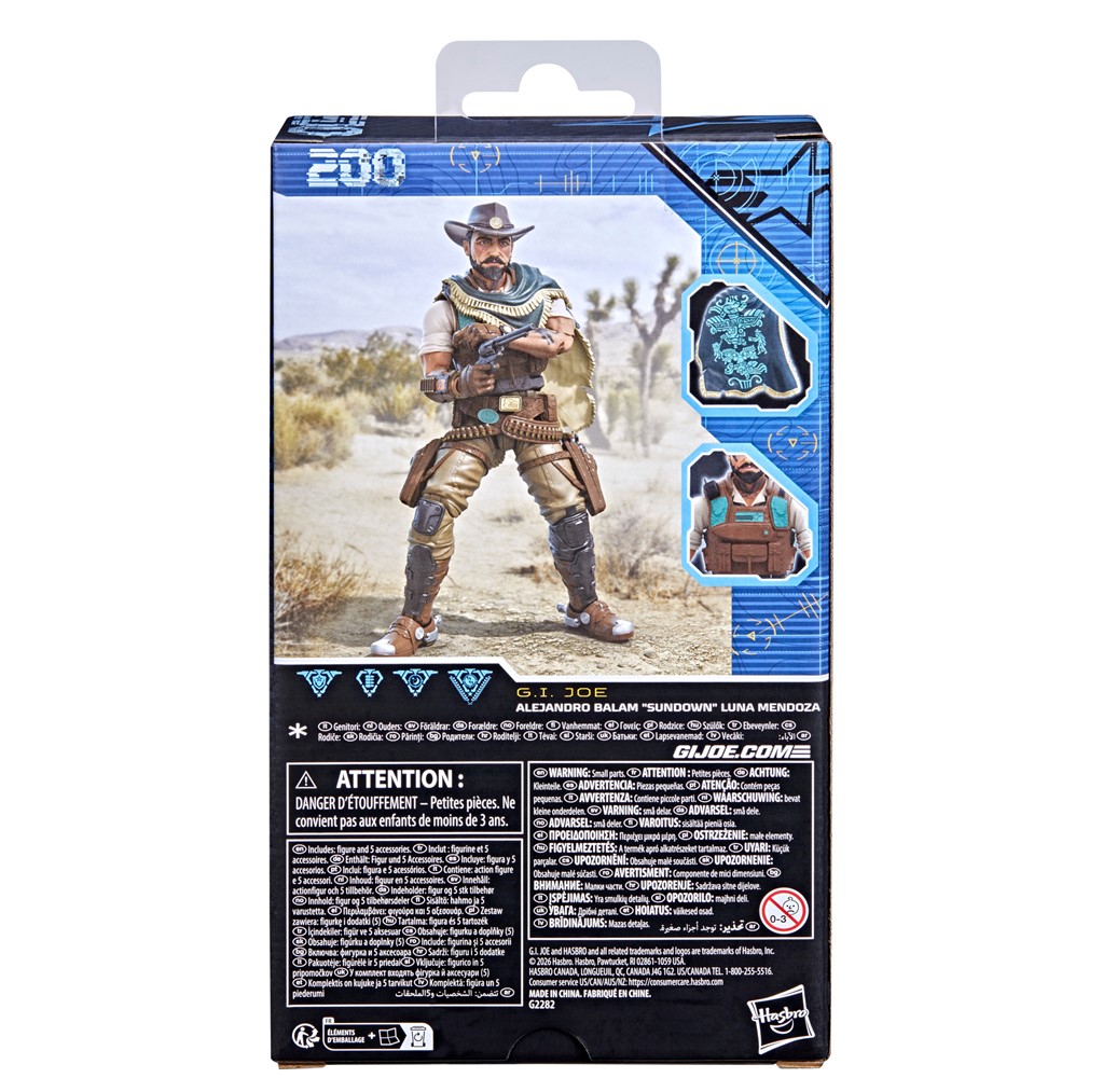 G.I. Joe Classified Series #200, Alejandro Balam ""Sundown"" Luna Mendoza
