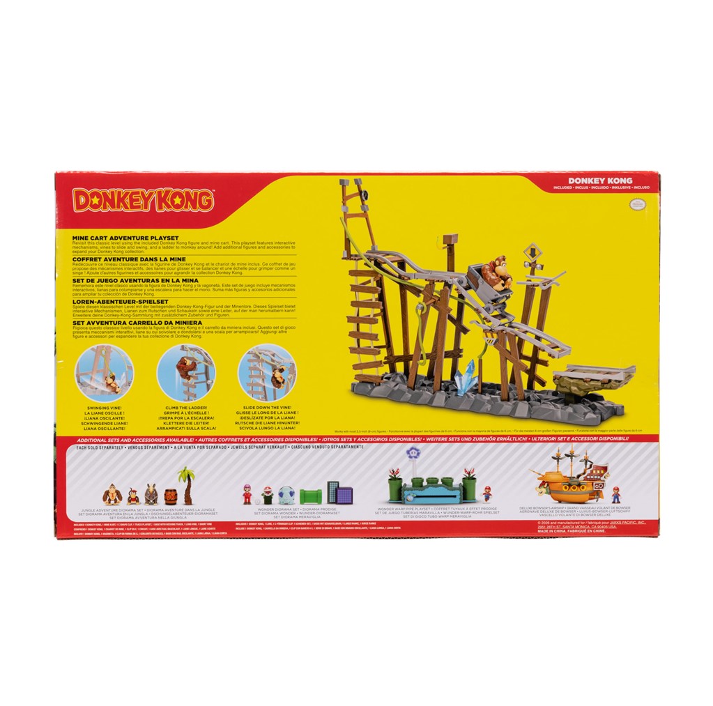 Donkey Kong 2.5"" Mine Cart Playset