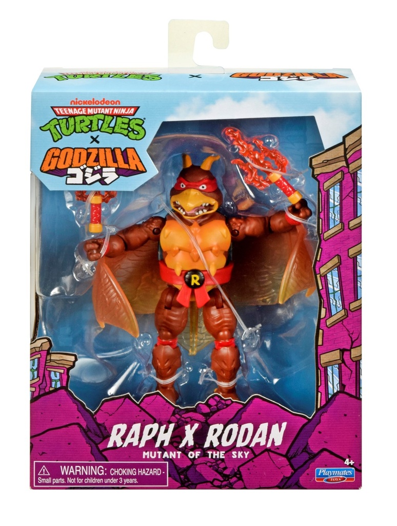 Teenage Mutant Ninja Turtles X Godzilla - Raph X Rodan