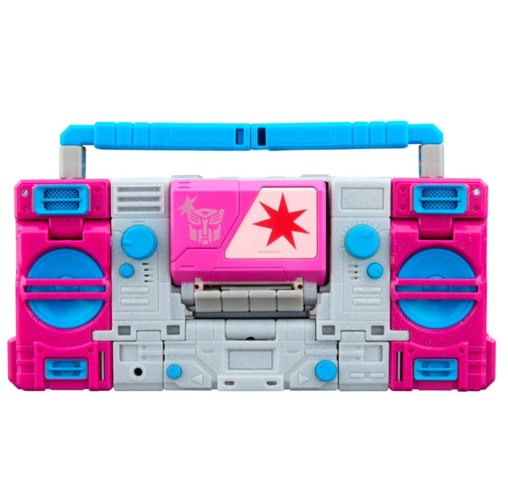 Transformers Jem and the Holograms Autobot Blaster & KP Glit, KP Sundor, and KP Rosanna