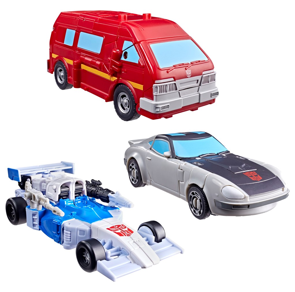 Transformers Age of the Primes Autobot Mirage, Ironhide and Bluestreak
