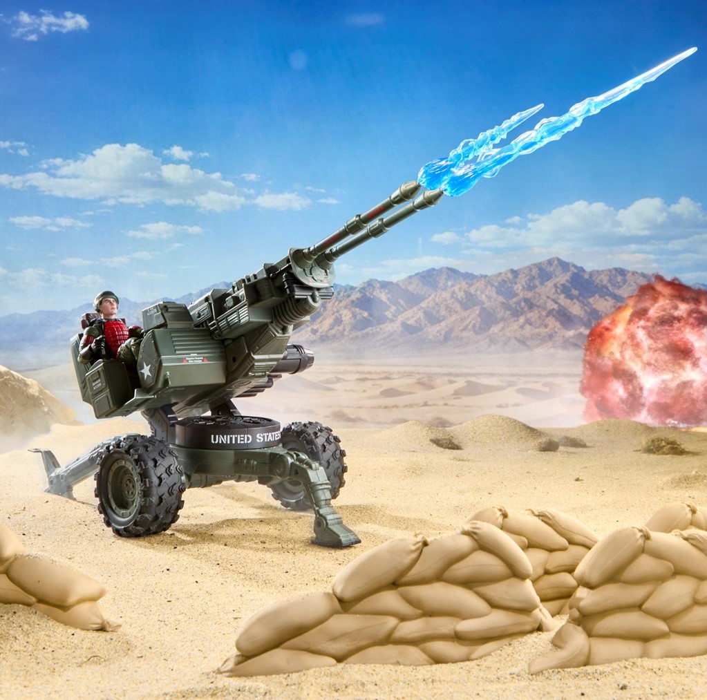 G.I. Joe Classified Series #213, James ""Grand Slam"" Barney & H.A.L. Heavy Artillery Laser)