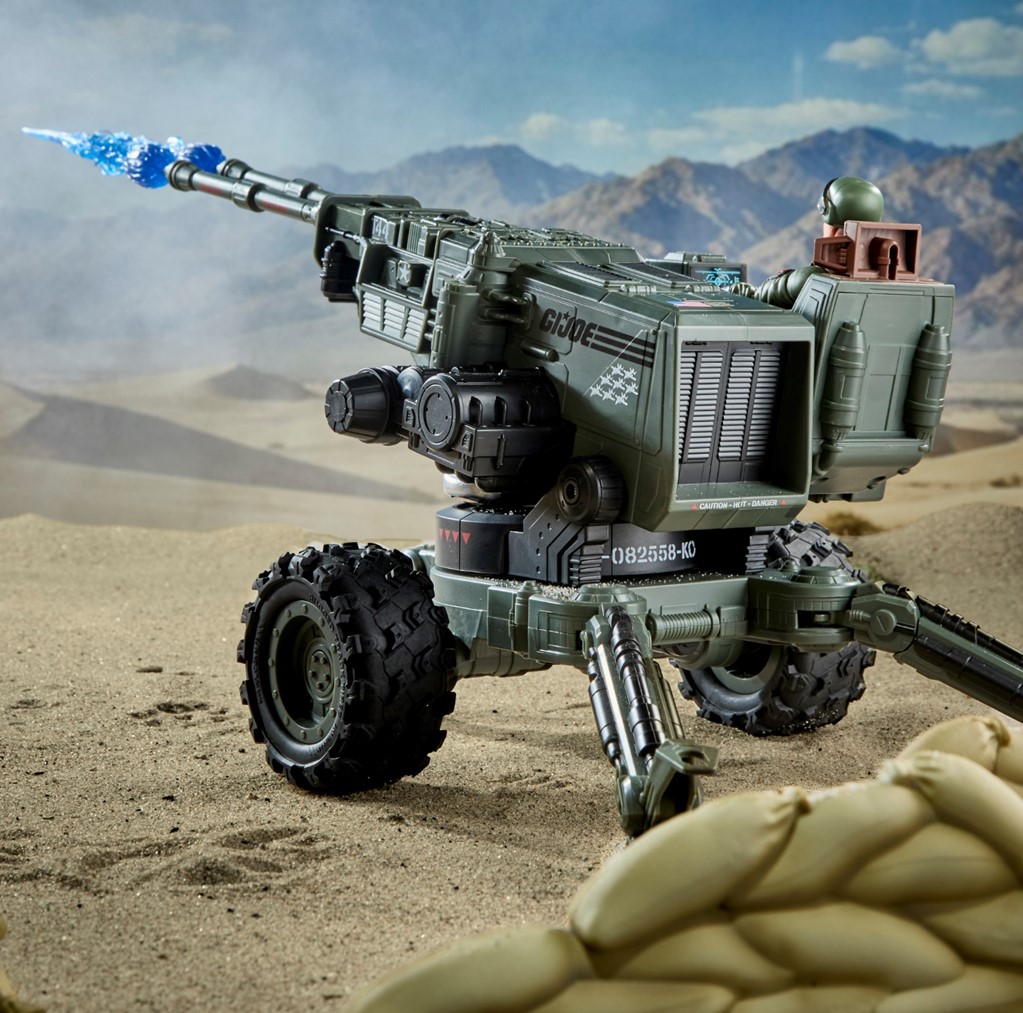 G.I. Joe Classified Series #213, James ""Grand Slam"" Barney & H.A.L. Heavy Artillery Laser)