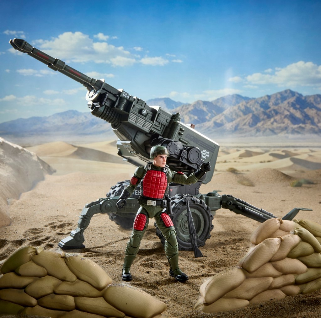 G.I. Joe Classified Series #213, James ""Grand Slam"" Barney & H.A.L. Heavy Artillery Laser)