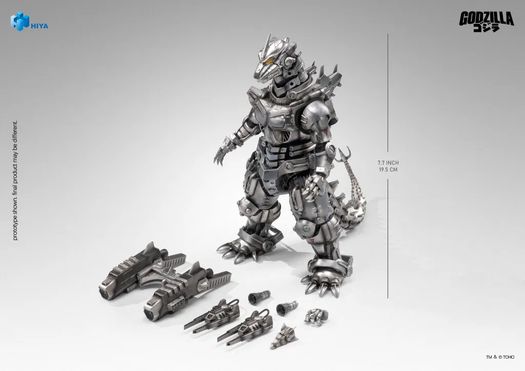 HIYA Exquisite Basic 7.7 Inch Godzilla Tokyo S.O.S. 2003 Mechagodzilla Heavy Arms / High Mobility Version Action Figure
