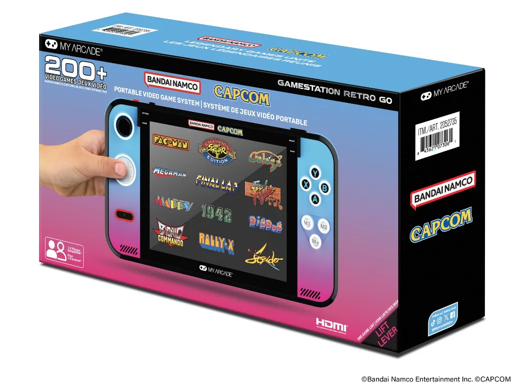 Gamestation Retro Go Portable Video Game System