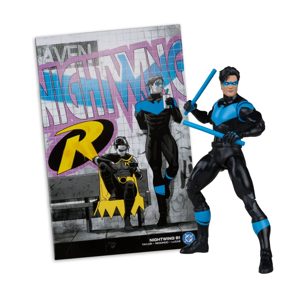 DC Direct Page Punchers Nightwing (Nightwing #81) 7-Inch Action Figure with Comic