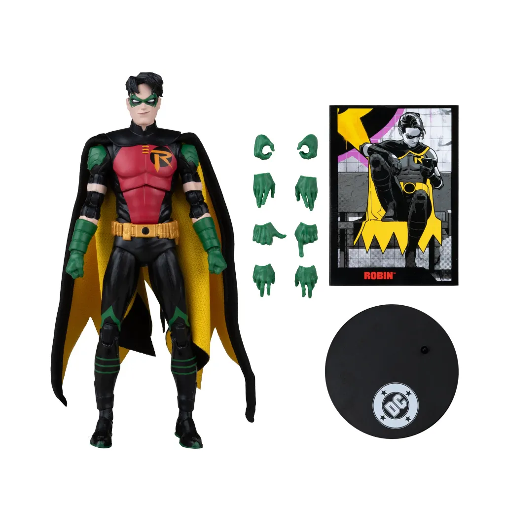 DC Direct Page Punchers Robin Tim Drake (Nightwing #81) 7-Inch Action Figure with Comic McFarlane Toys (Red Platinum Edition) - EB Games Canada Exclusive!