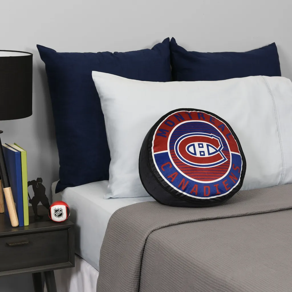 NHL Puck Pillow - Montreal Canadiens