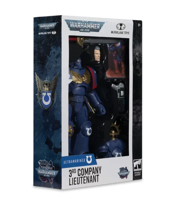 Warhammer 40,000 Total War 3rd Company Lieutenant (Ultramarines) 7-Inch Action Figure