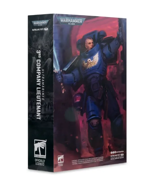 Warhammer 40,000 Total War 3rd Company Lieutenant (Ultramarines) 7-Inch Action Figure