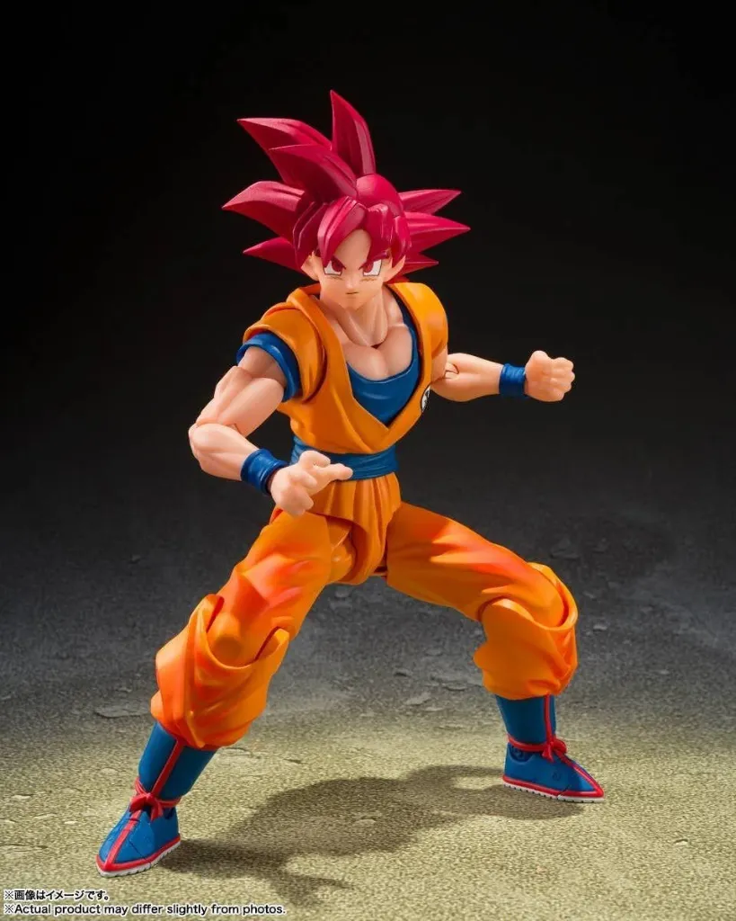 Bandai S.H.Figuarts Super Saiyan God Son Goku - God Aura Figure (Dragon Ball Super)
