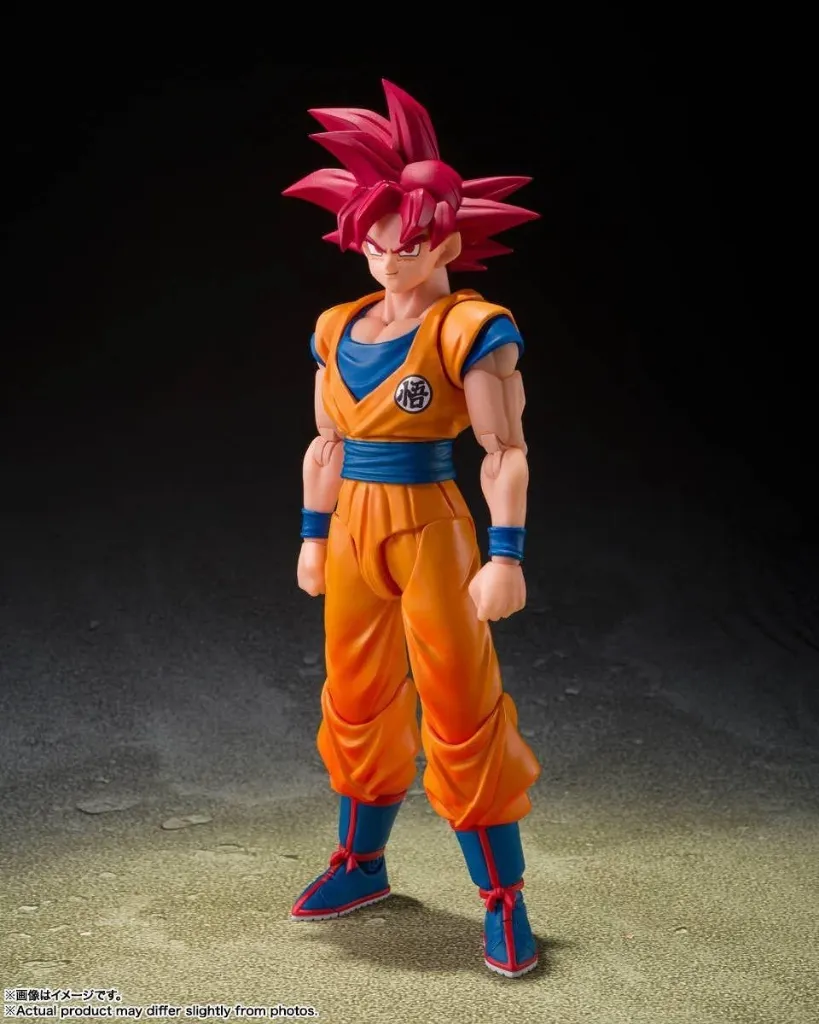 Bandai S.H.Figuarts Super Saiyan God Son Goku - God Aura Figure (Dragon Ball Super)