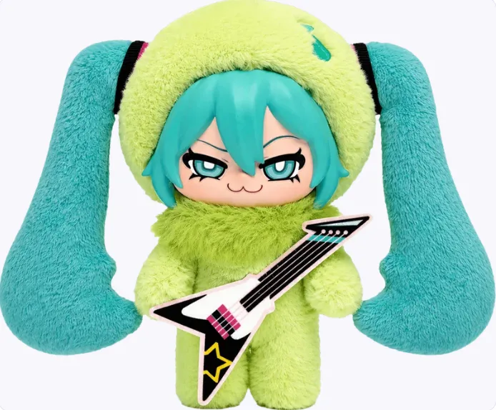 Hatsune Miku - Punk Rock Plush Blind Box Keychain Assortment – One Variation Chosen at Random