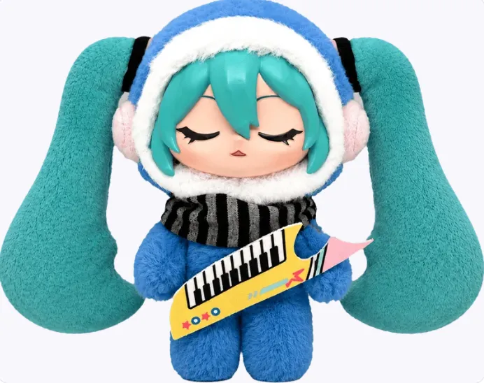 Hatsune Miku - Punk Rock Plush Blind Box Keychain Assortment – One Variation Chosen at Random