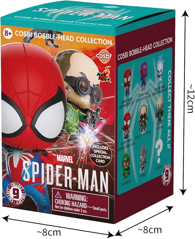 Marvel's Spider-Man Cosbi Bobble-Head Collection Blind Box – One Variation Chosen at Random